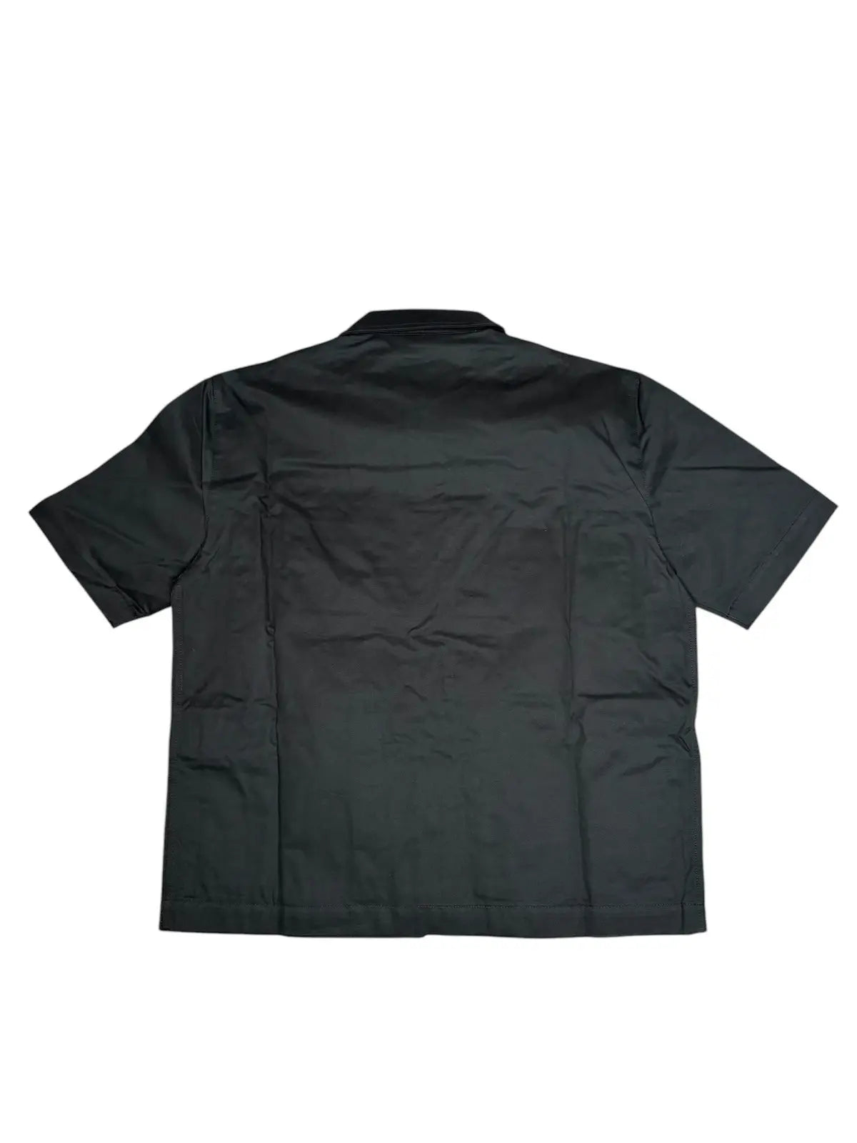 GR10K Solid Light Drill S/S Zipped Cargo Shirt in Soil Brown