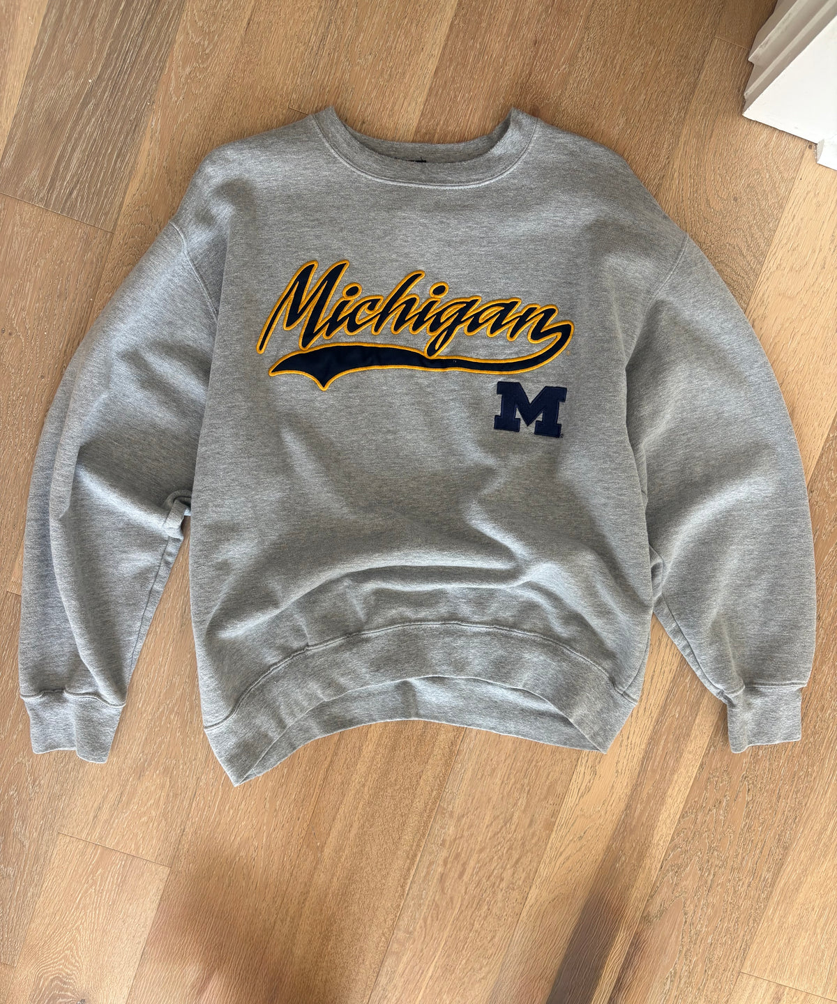 Michigan Starter Crewneck Gray 1