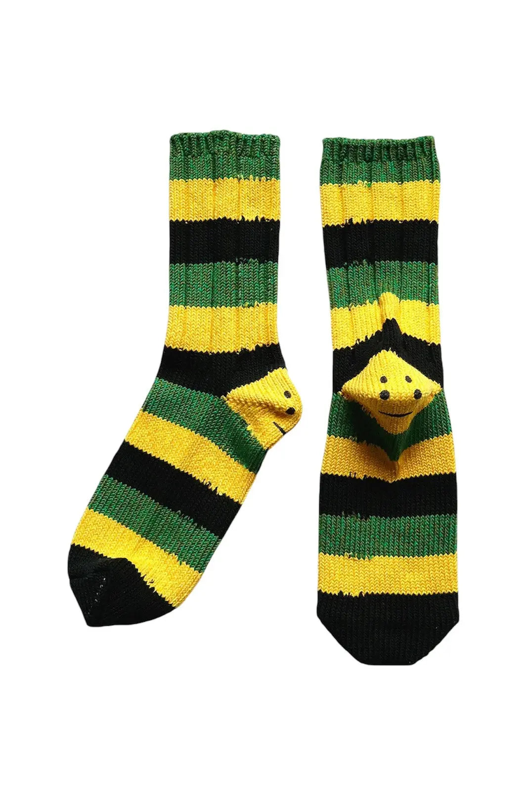 Kapital 56 Yarns Rasta Rainbowy Happy Heel Socks
