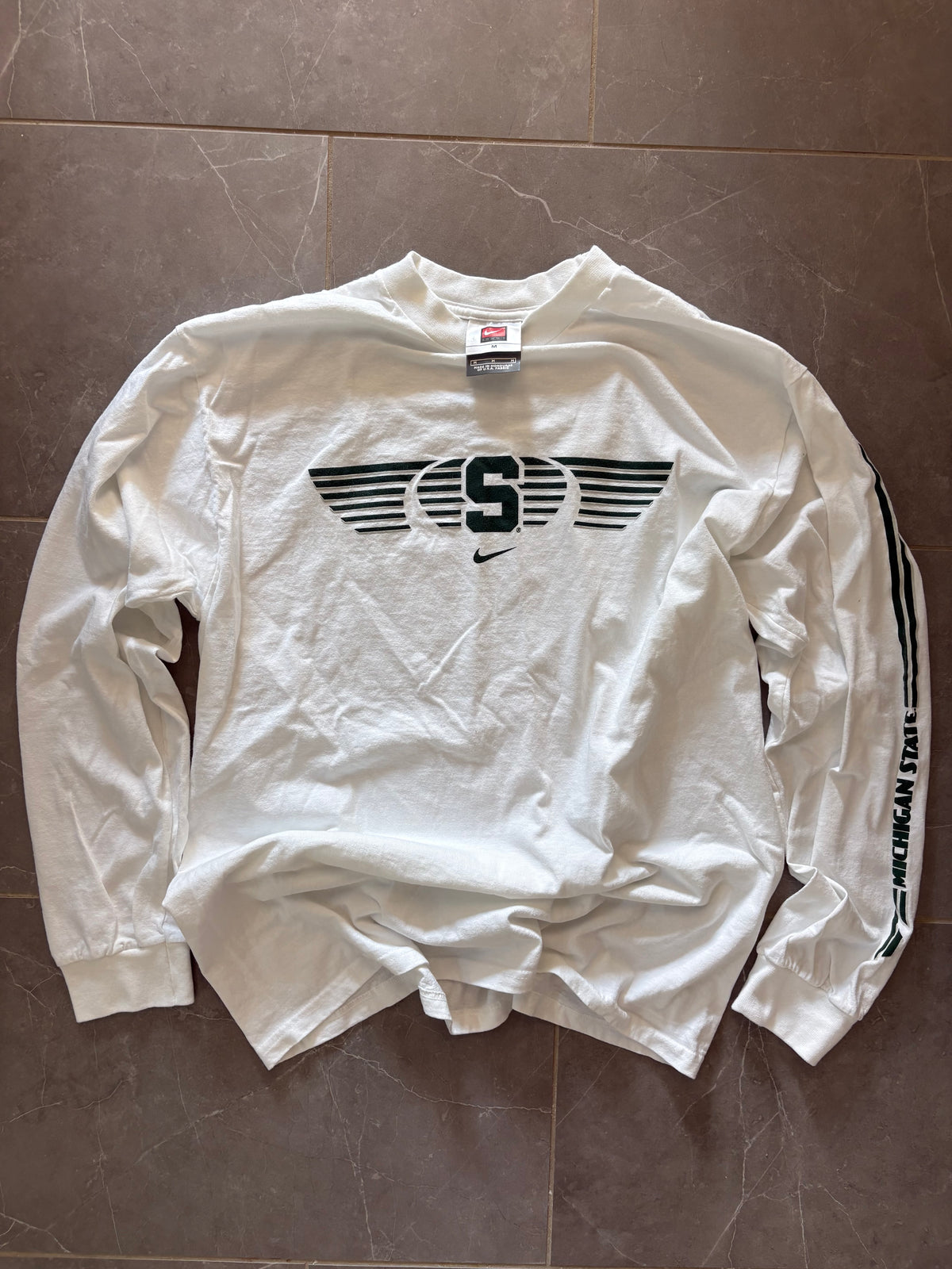 Vintage Y2K Michigan State Long-Sleeve — , M