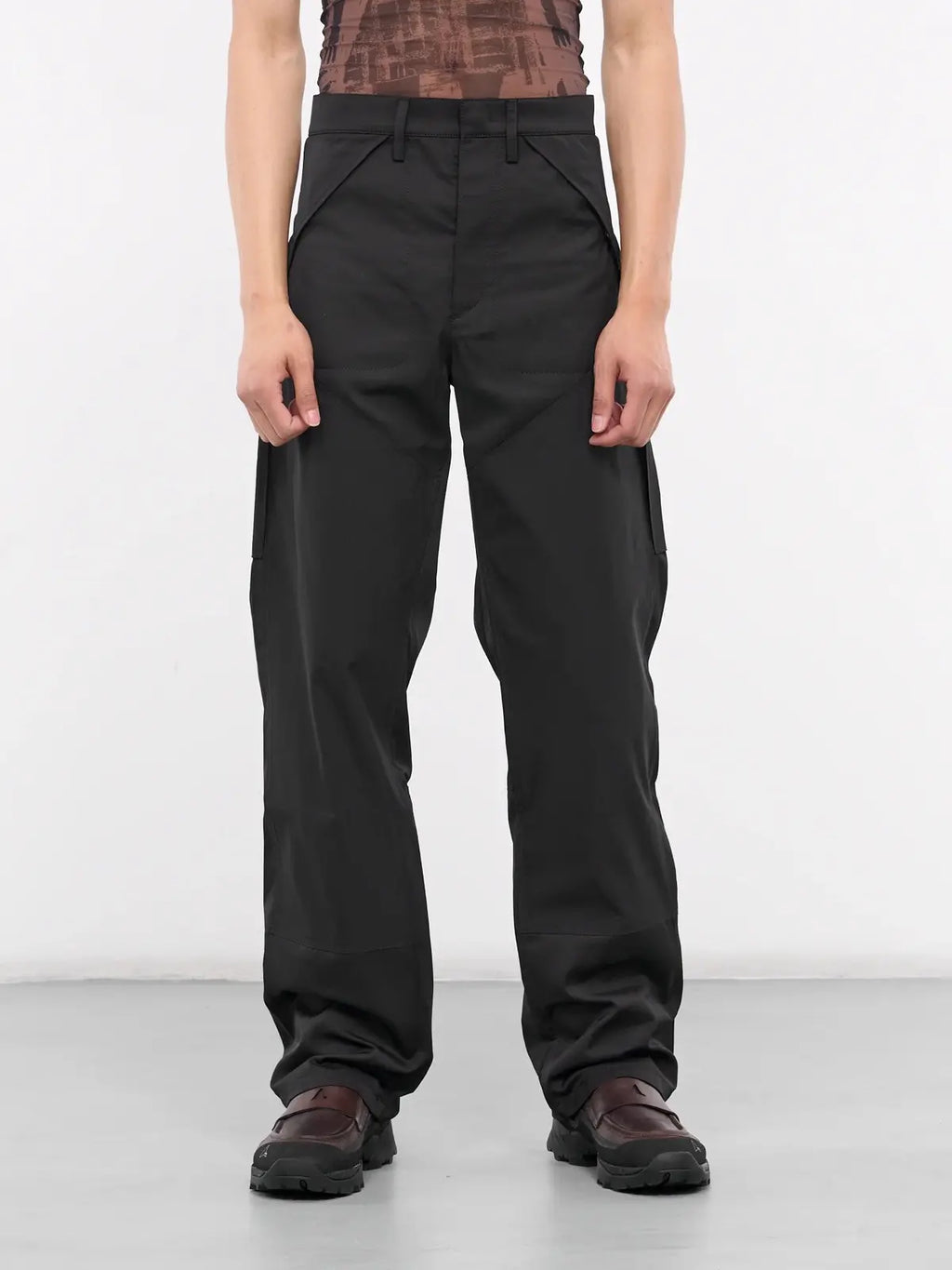 ROA Hiking Black Technical Nylon Cargo Pants Trousers