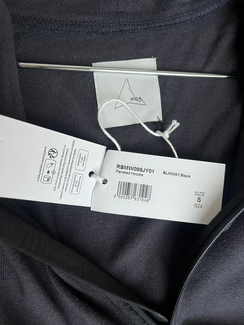 ROA Paneled Half-Zip Cotton & Nylon Hoodie