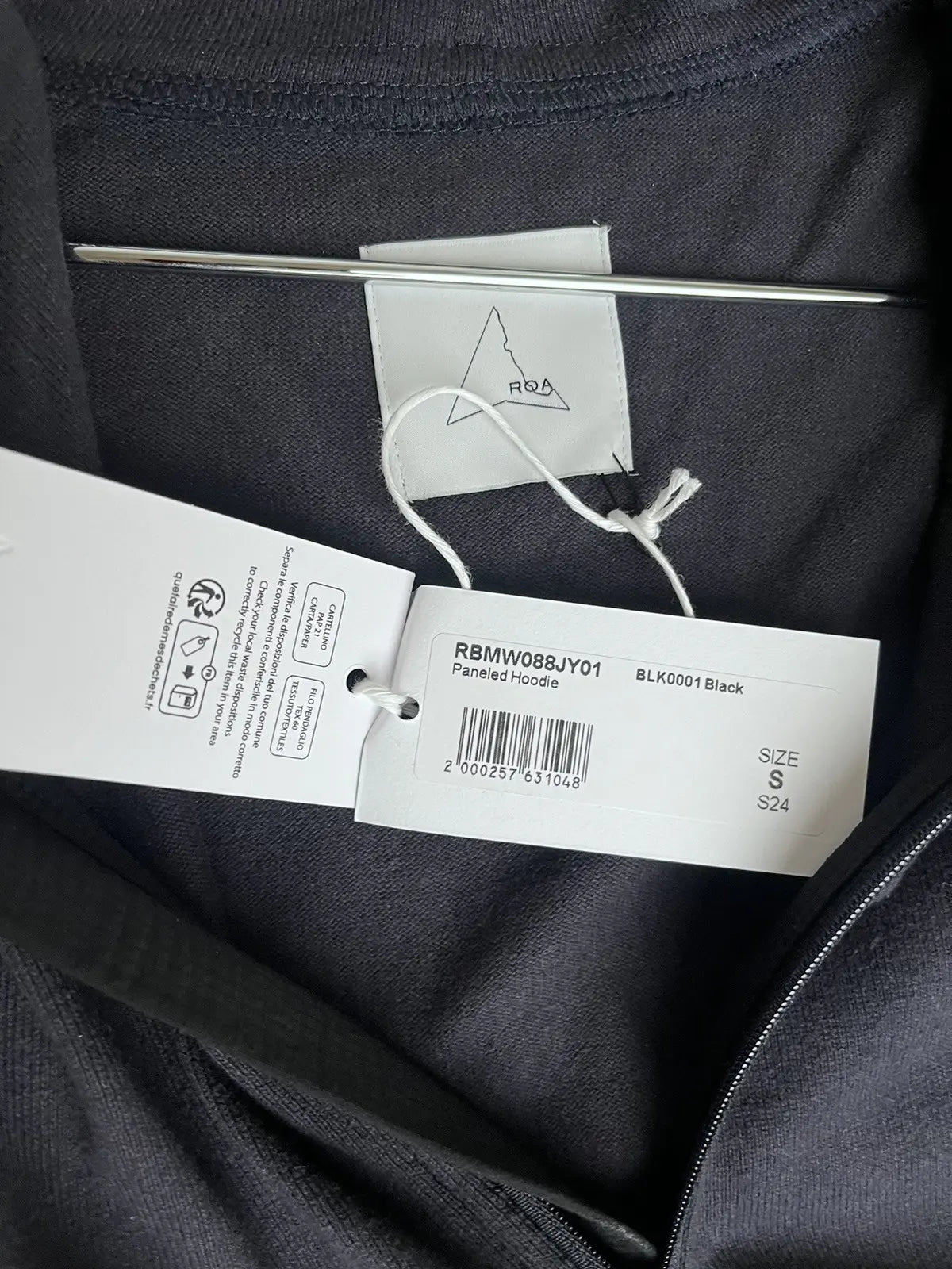 ROA Paneled Half-Zip Cotton & Nylon Hoodie