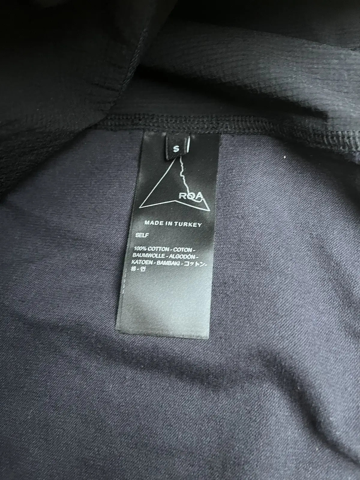 ROA Paneled Half-Zip Cotton & Nylon Hoodie