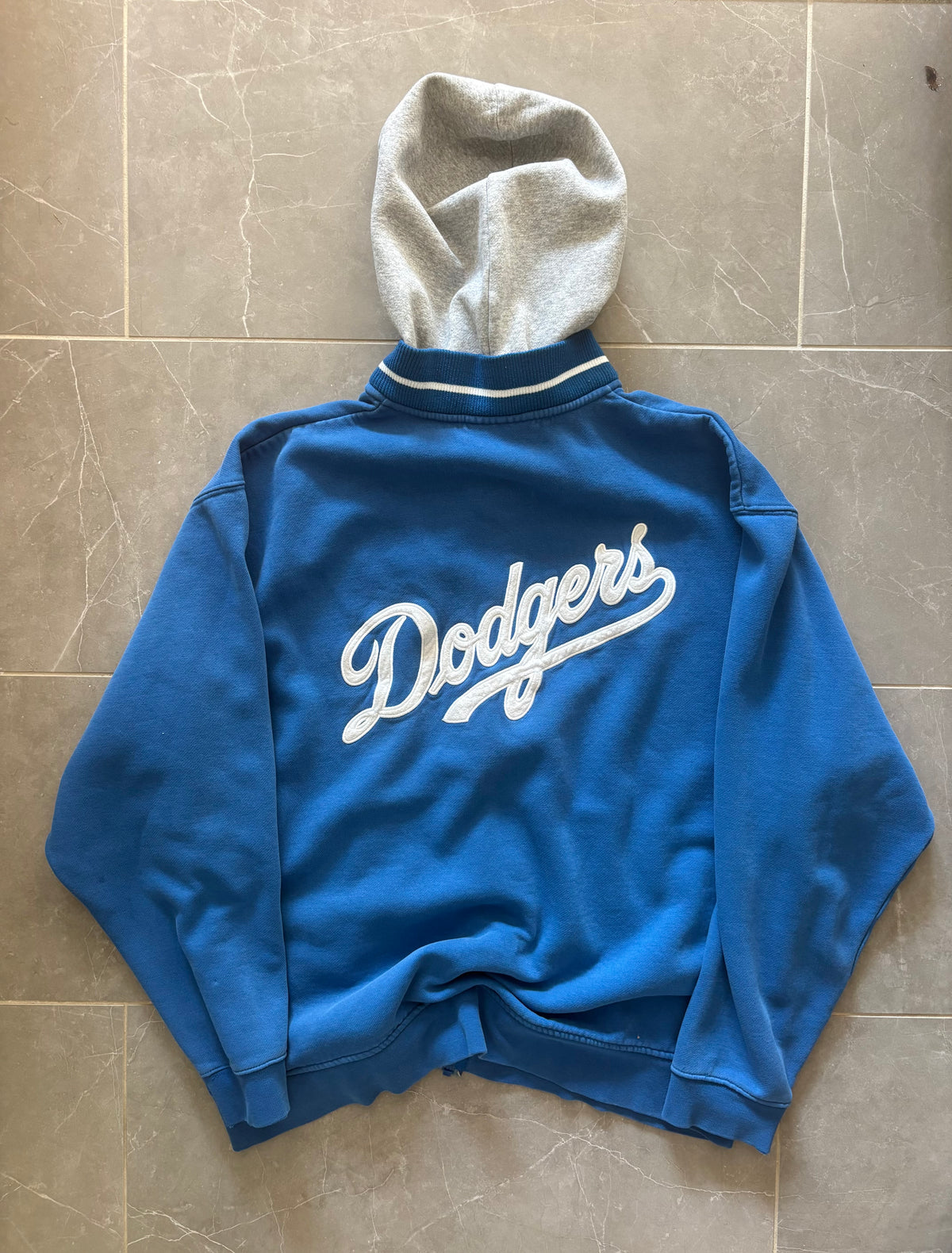 Vintage Y2K Dodgers Zip-Up Jacket — , L