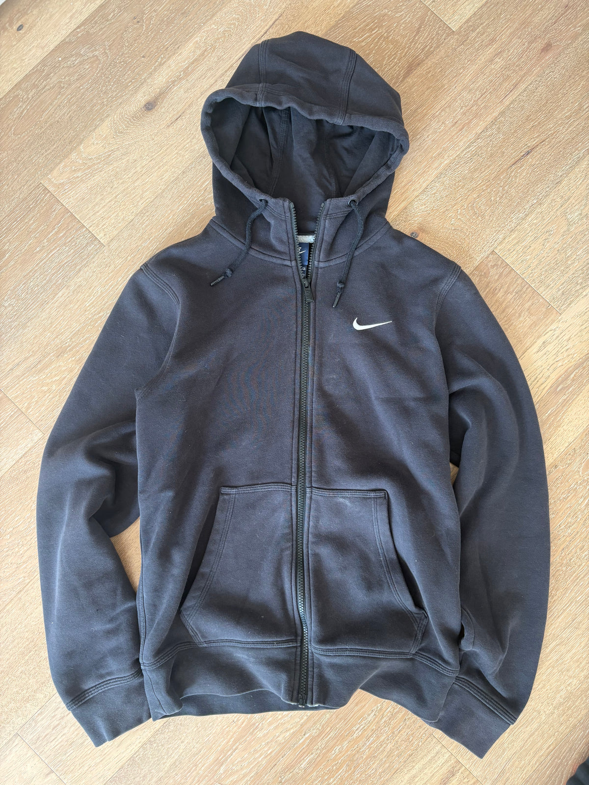 Vintage 2010s  Club Zip-Up — Black, S