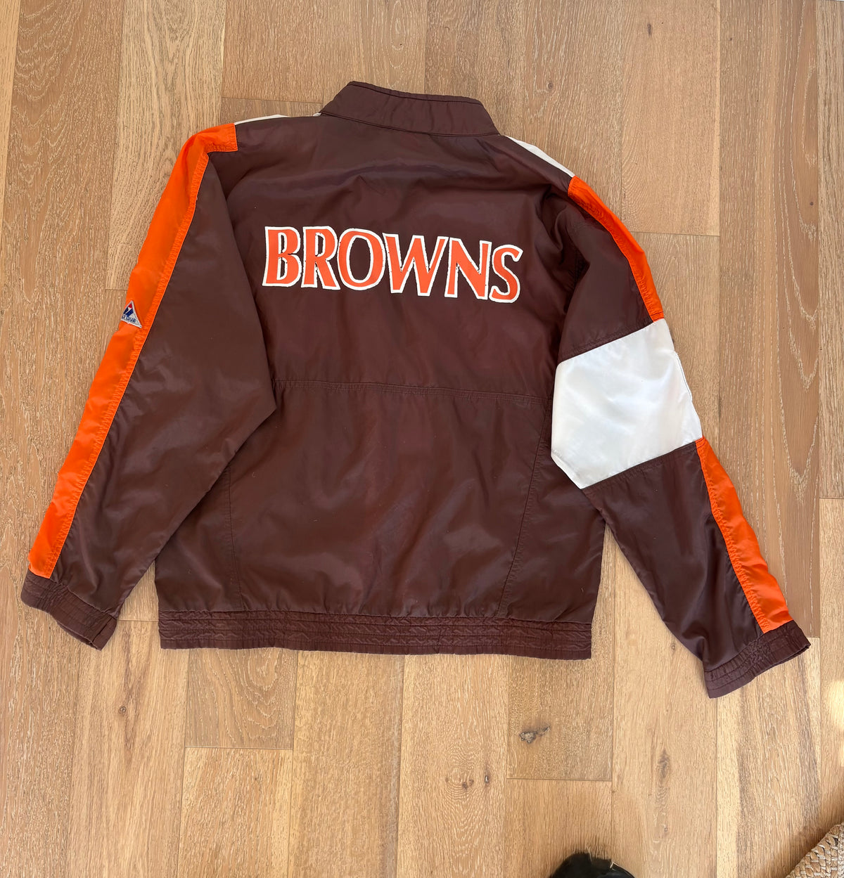 Vintage 90s Cleveland Browns Windbreaker — , M