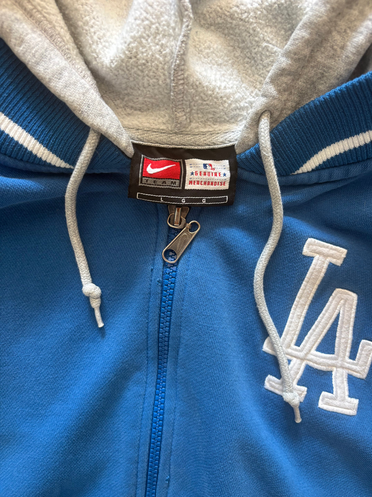 Vintage Y2K Dodgers Zip-Up Jacket — , L