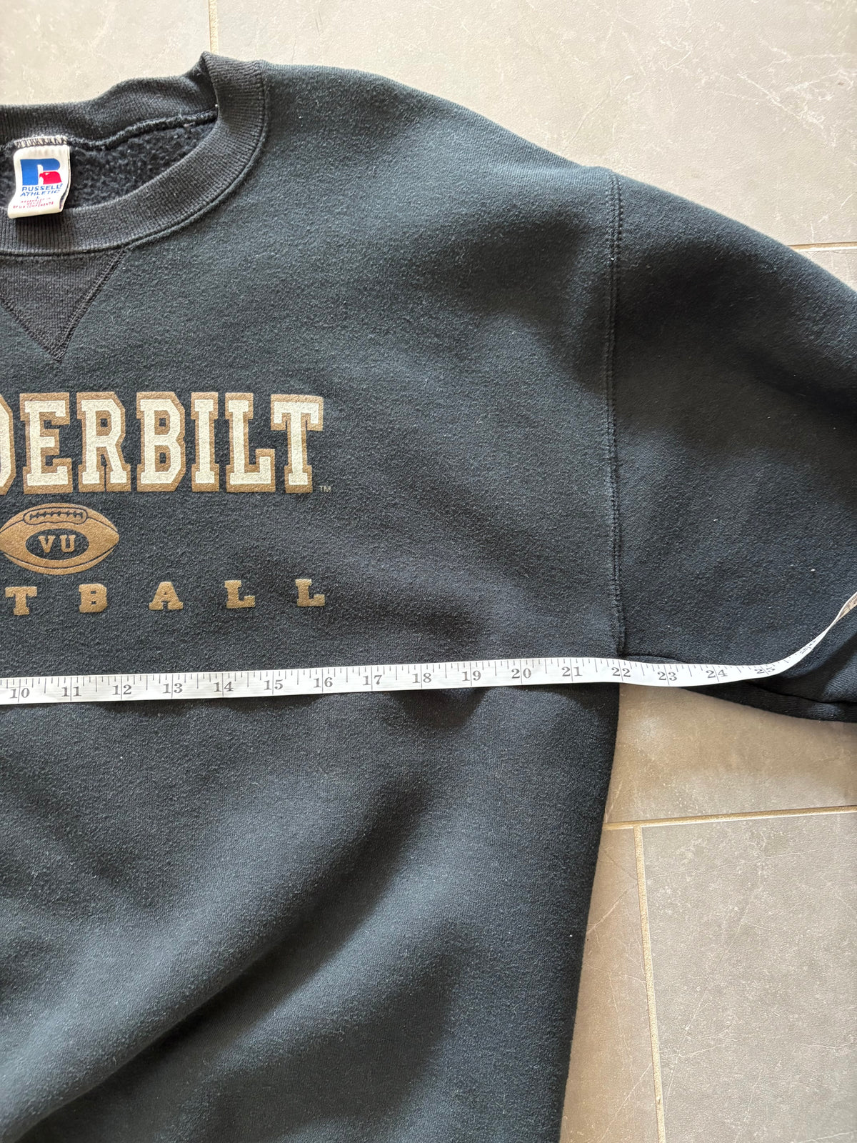 Vintage Y2K Vanderbilt Sweatshirt — , L, Black