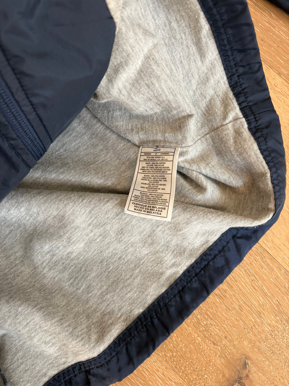 Nike Navy 90s Fleece-Lined Zip-up Jacket 4