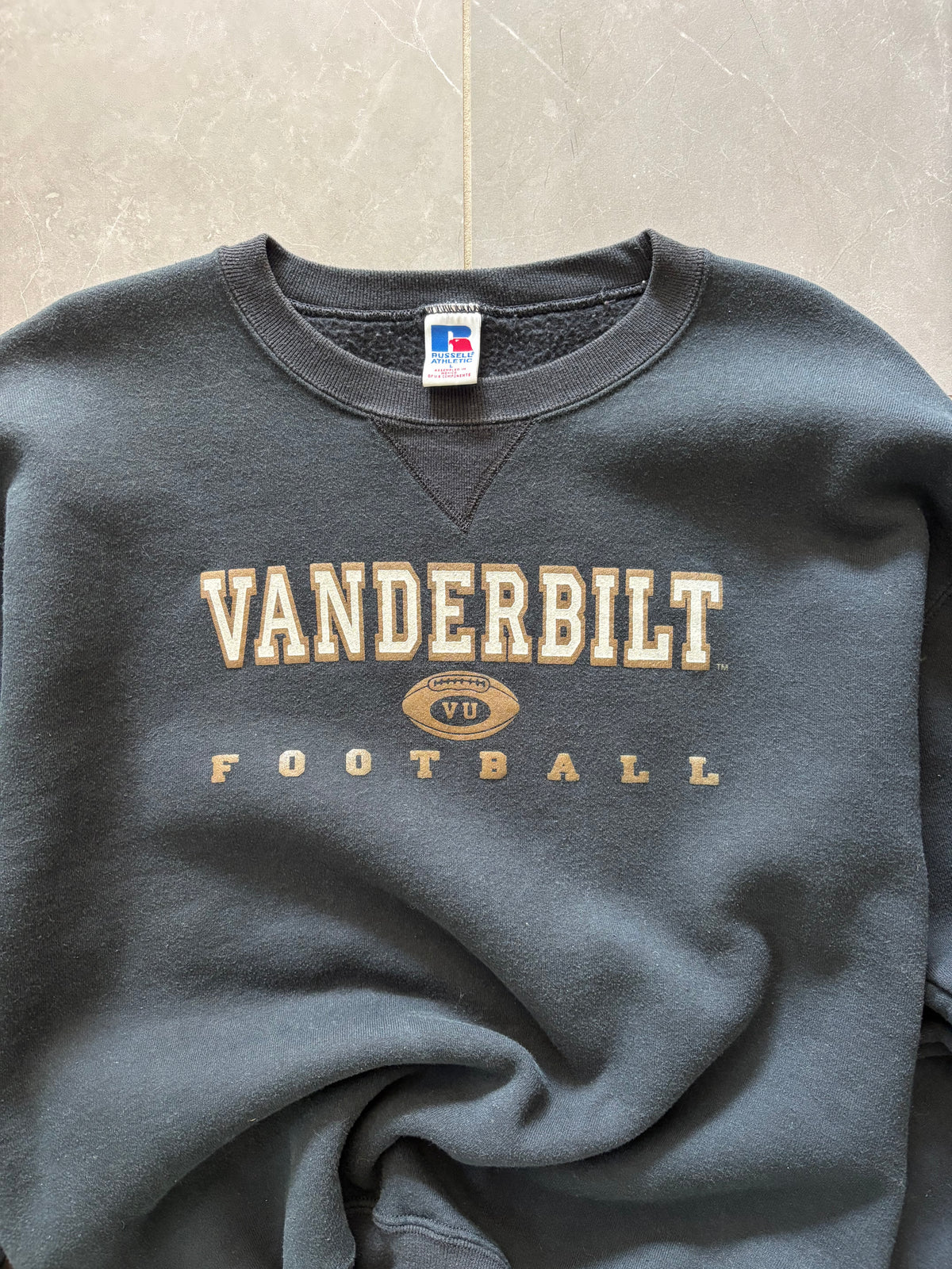 Vintage Y2K Vanderbilt Sweatshirt — , L, Black
