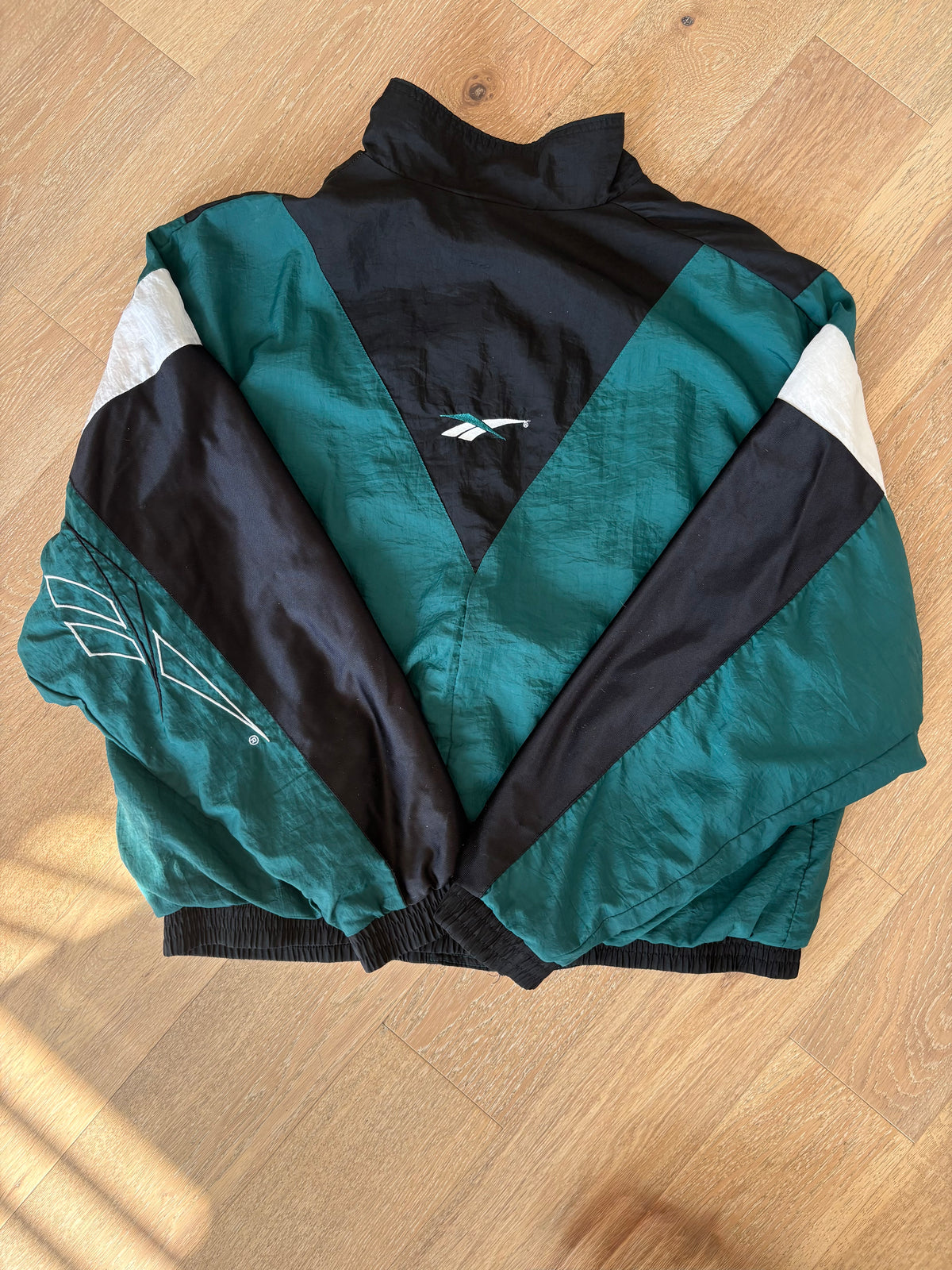 Reebok 90s Teal Zip-up Jacket 3