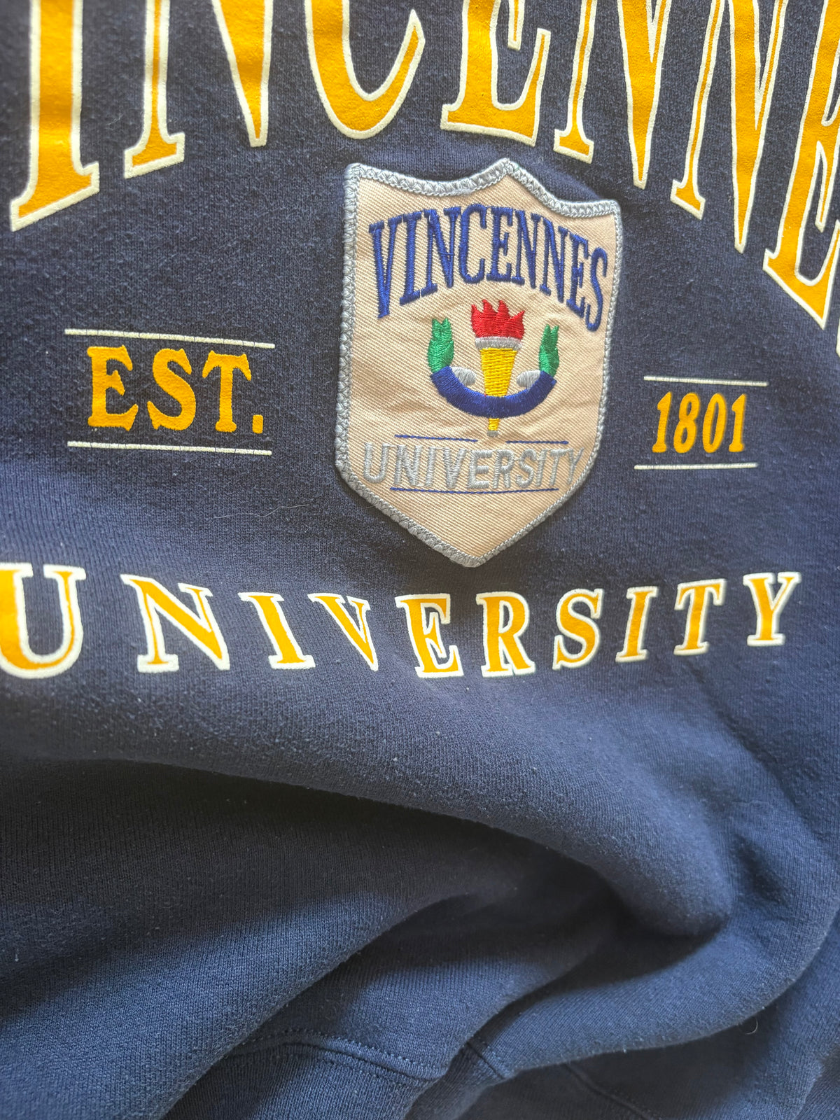 Vintage 90s Vincennes Sweatshirt — , L