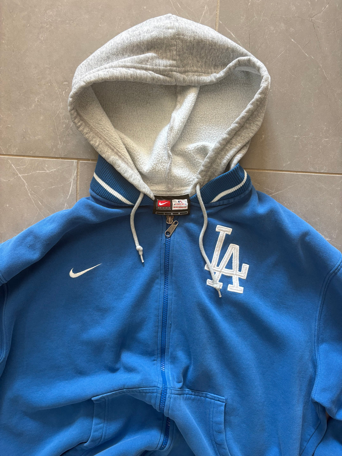 Vintage Y2K Dodgers Zip-Up Jacket — , L
