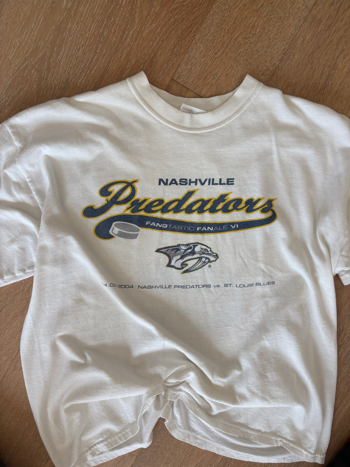 Vintage Y2K Nashville Predators T-Shirt — , XL