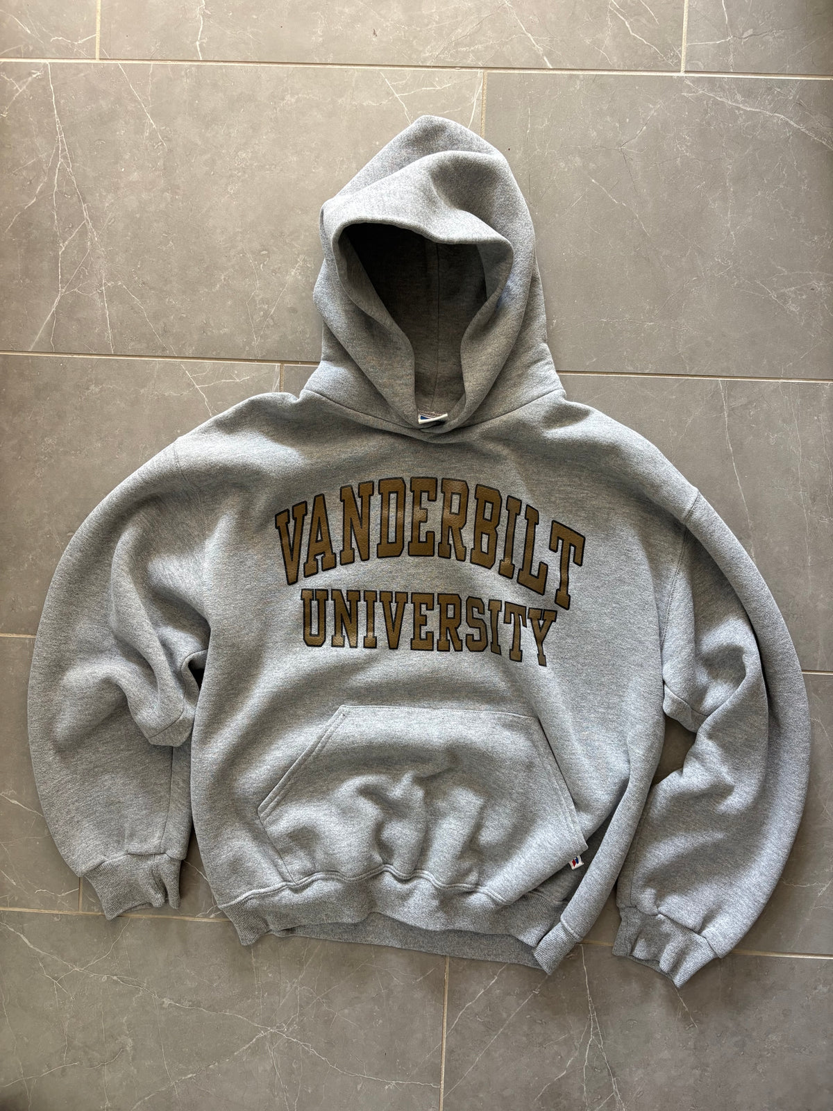 Vintage Vanderbilt Hoodie — Gray