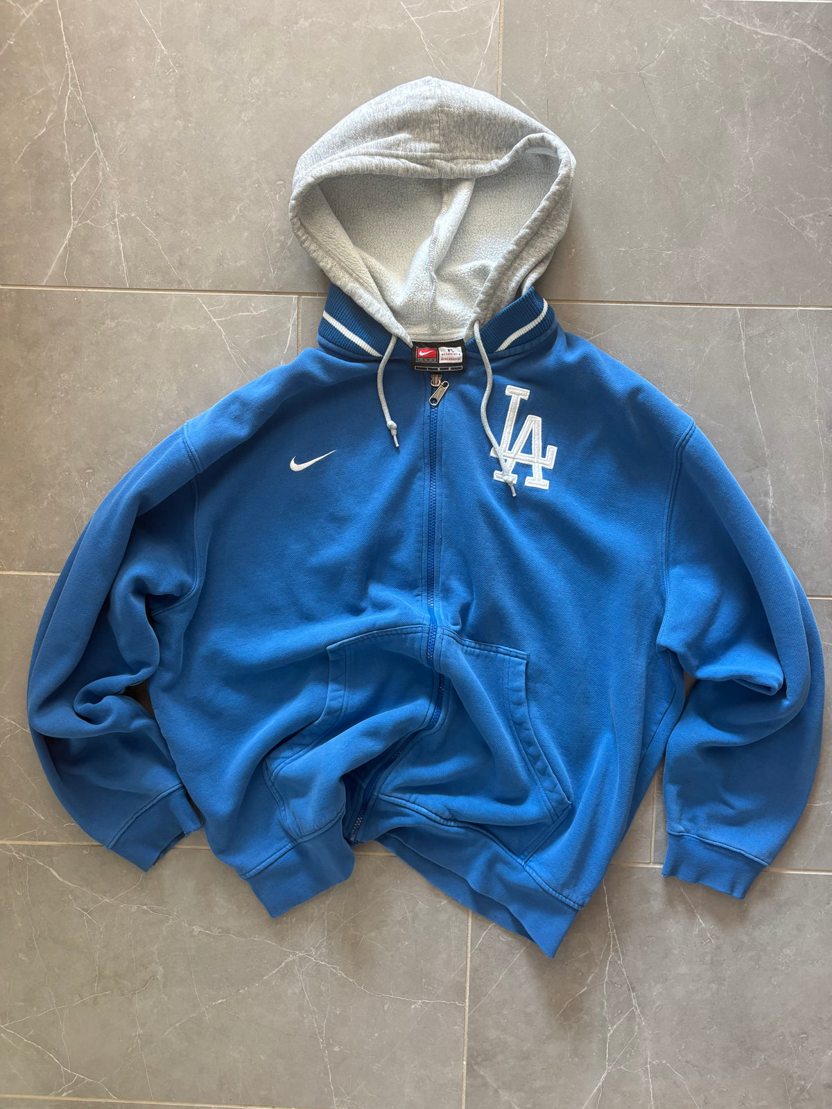 Vintage Y2K Dodgers Zip-Up Jacket — , L