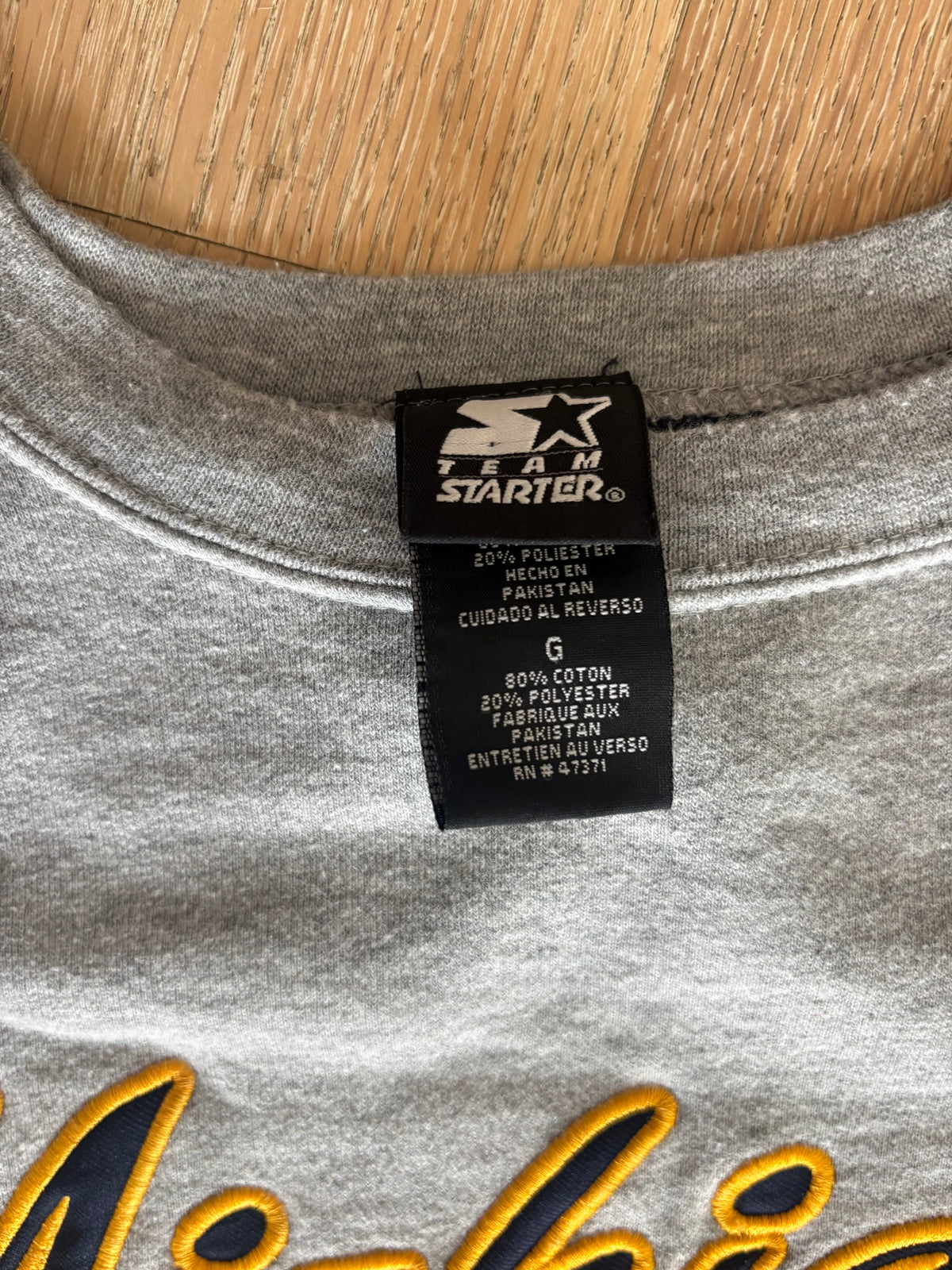 Michigan Starter Crewneck Gray 3