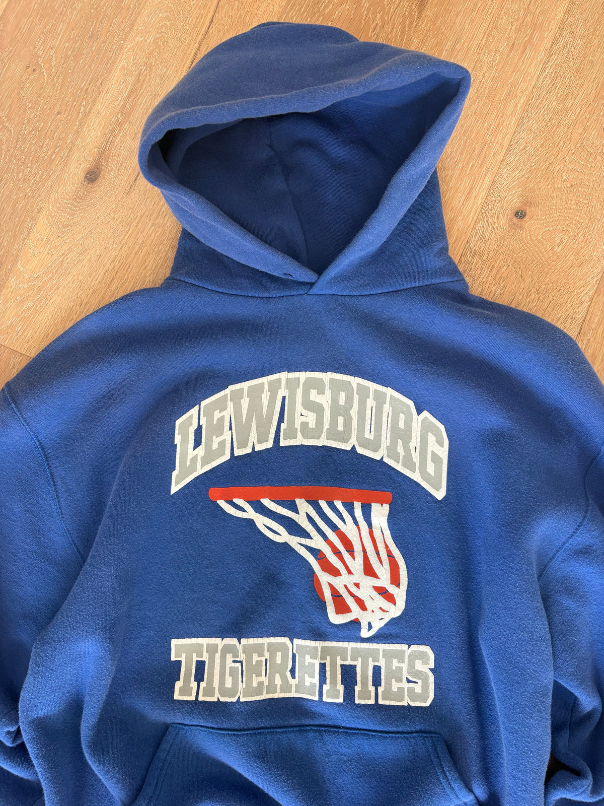 Vintage 90s Lewisburg Tigerettes Hoodie — , L