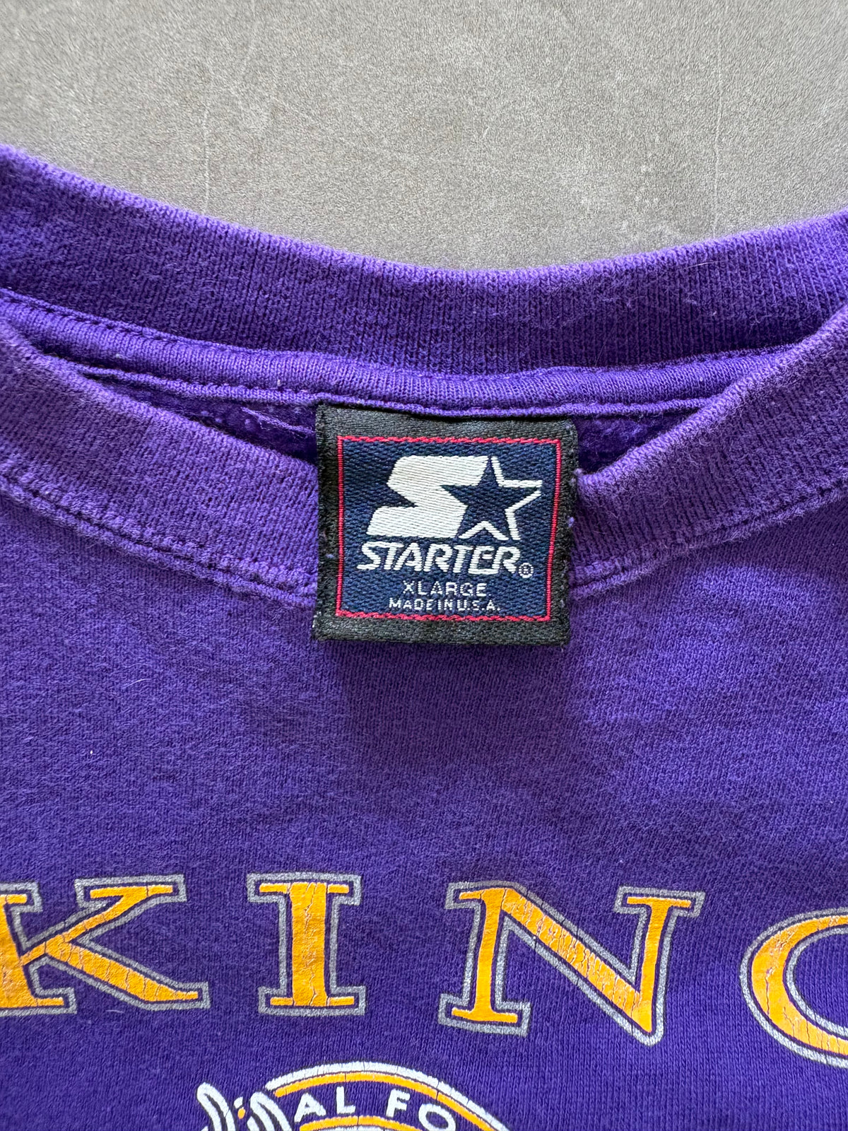 Vintage 90s Minnesota Vikings Sweatshirt — , XL