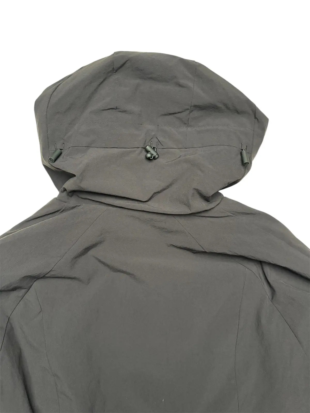 ROA Hiking Black Hooded PrimaLoft Anorak Nylon Jacket