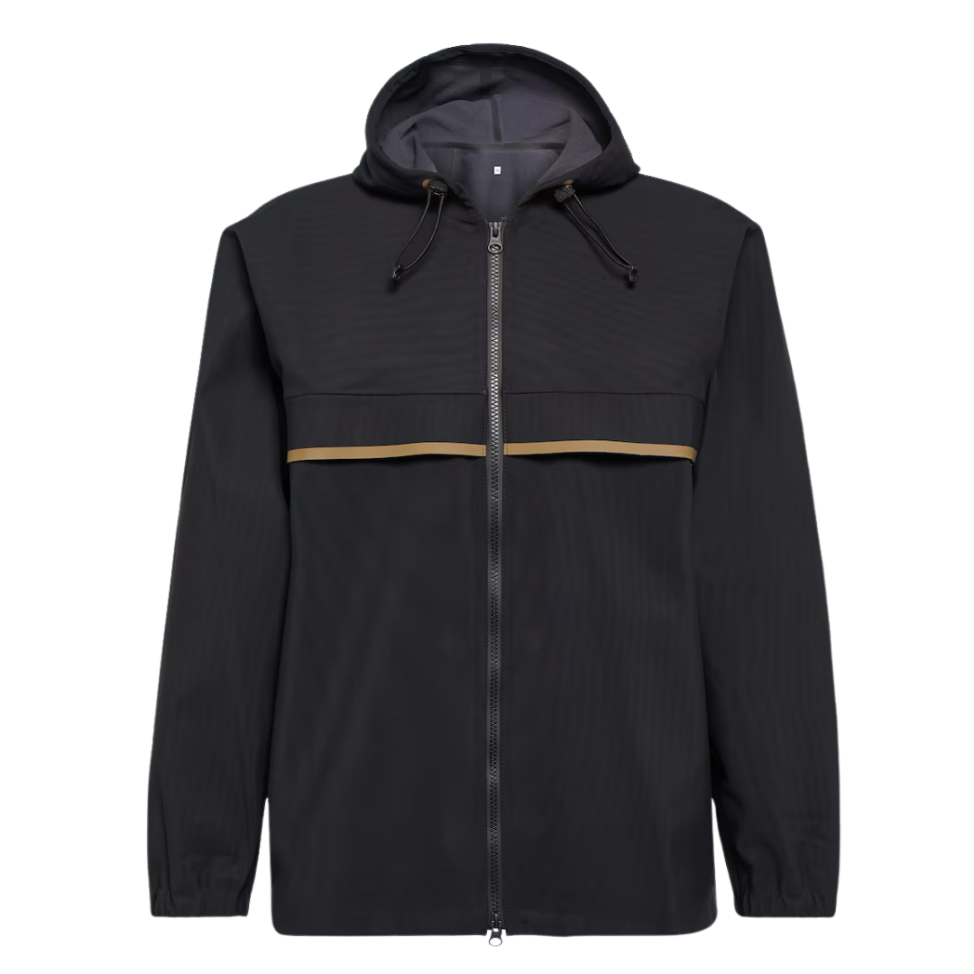 GR10K Black Hooded Fleece Jacket