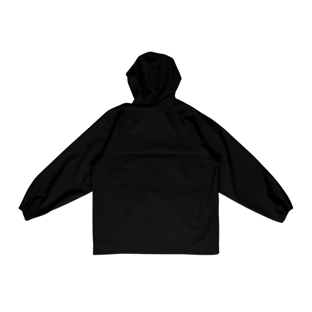 GR10K Black Hooded Fleece Jacket