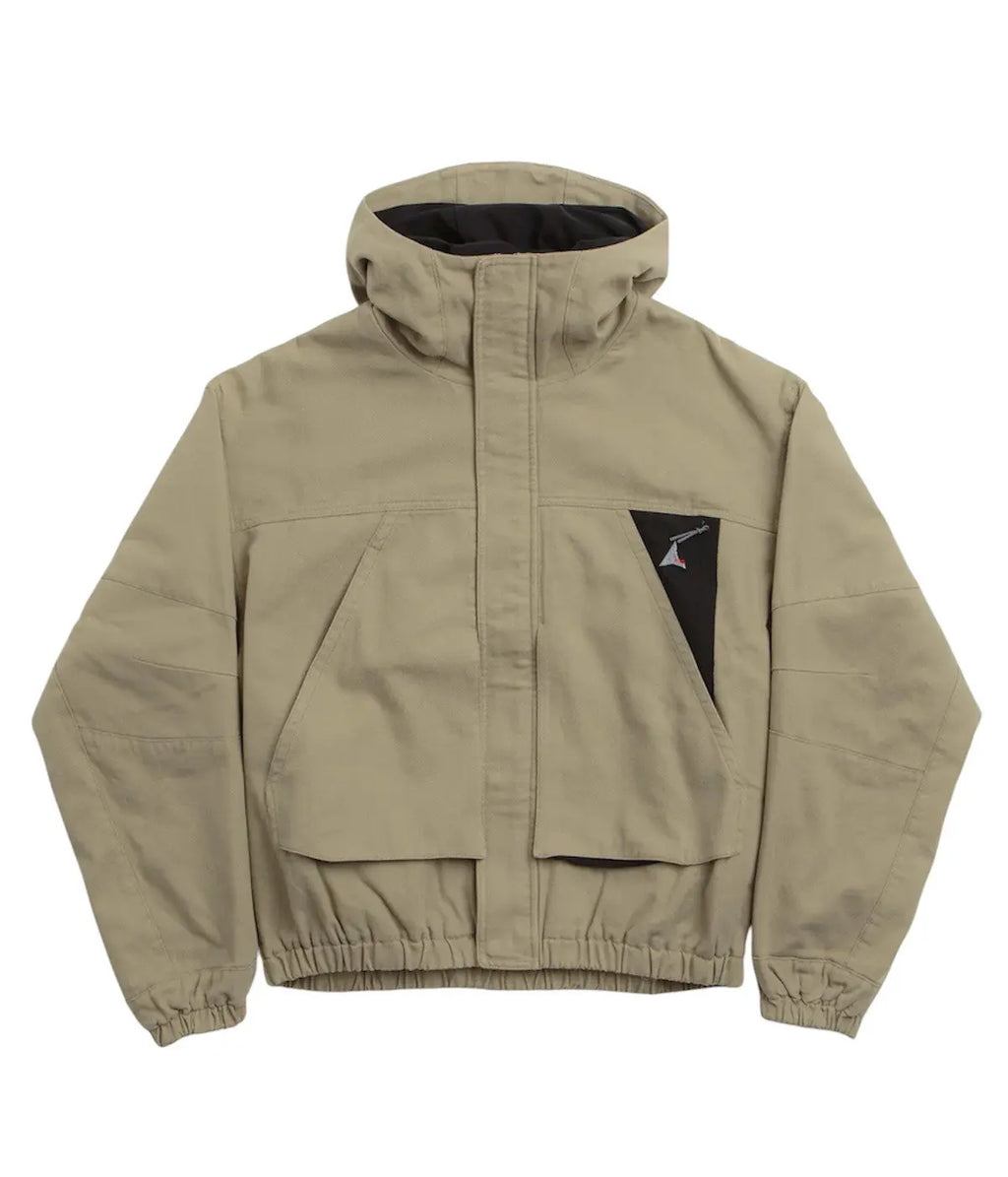 ROA Taupe Canvas Cotton Workwear Jacket