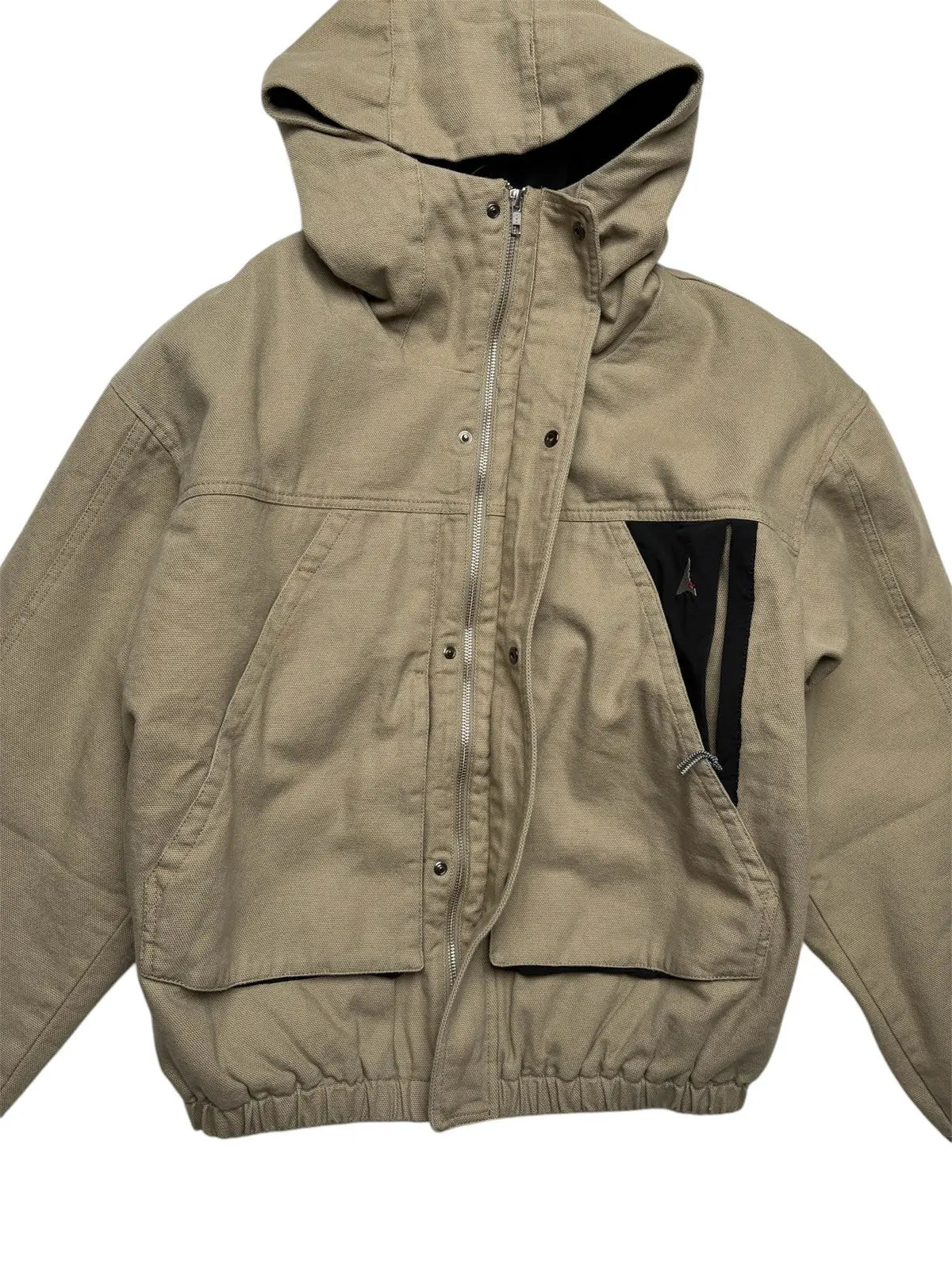 ROA Taupe Canvas Cotton Workwear Jacket