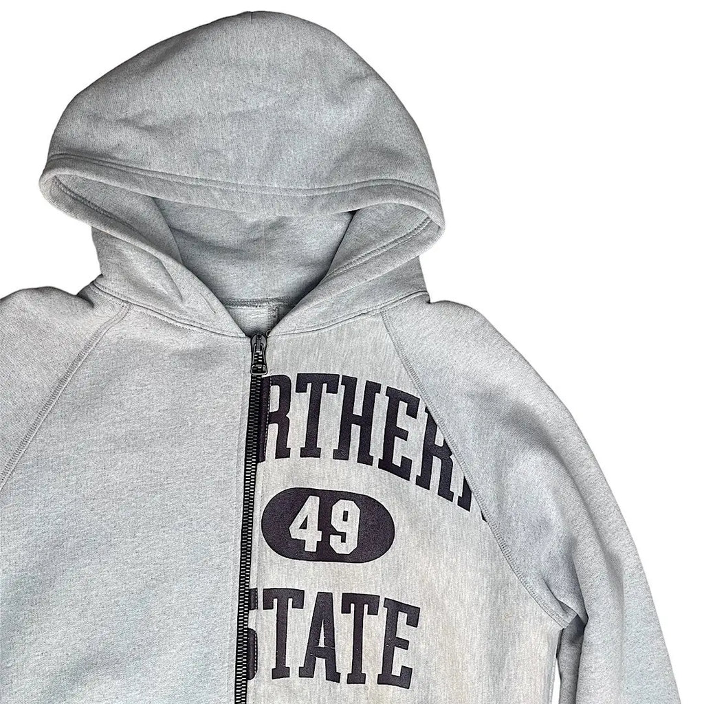 Reese Cooper Reconstructed Vintage Champion Zip-up Hooded Sweatshirt