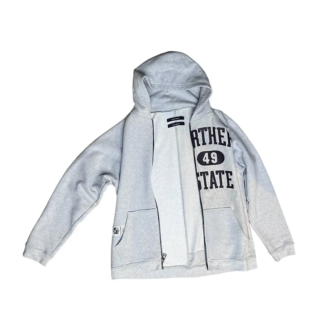 Reese Cooper Reconstructed Vintage Champion Zip-up Hooded Sweatshirt
