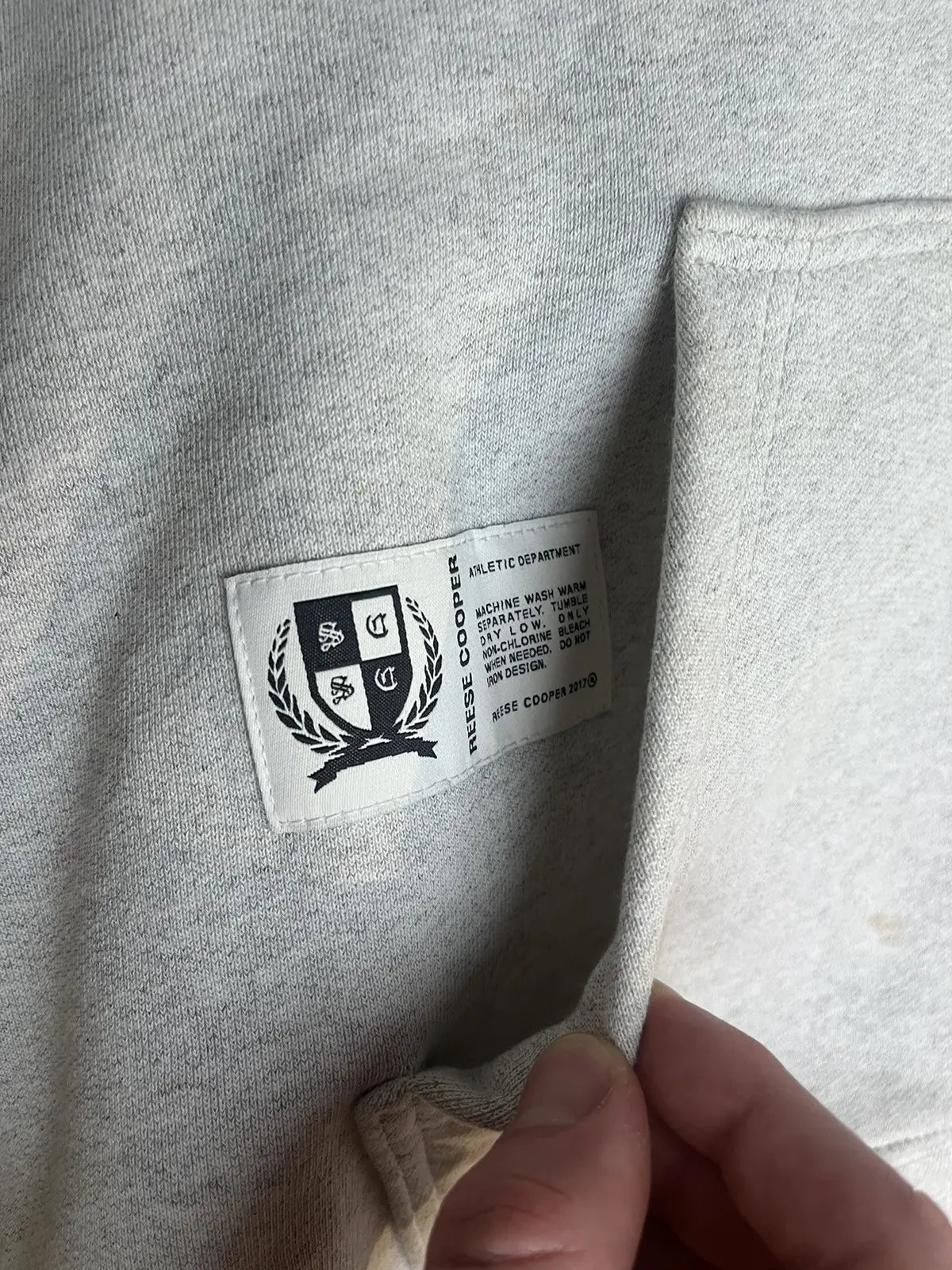 Reese Cooper Reconstructed Vintage Champion Zip-up Hooded Sweatshirt