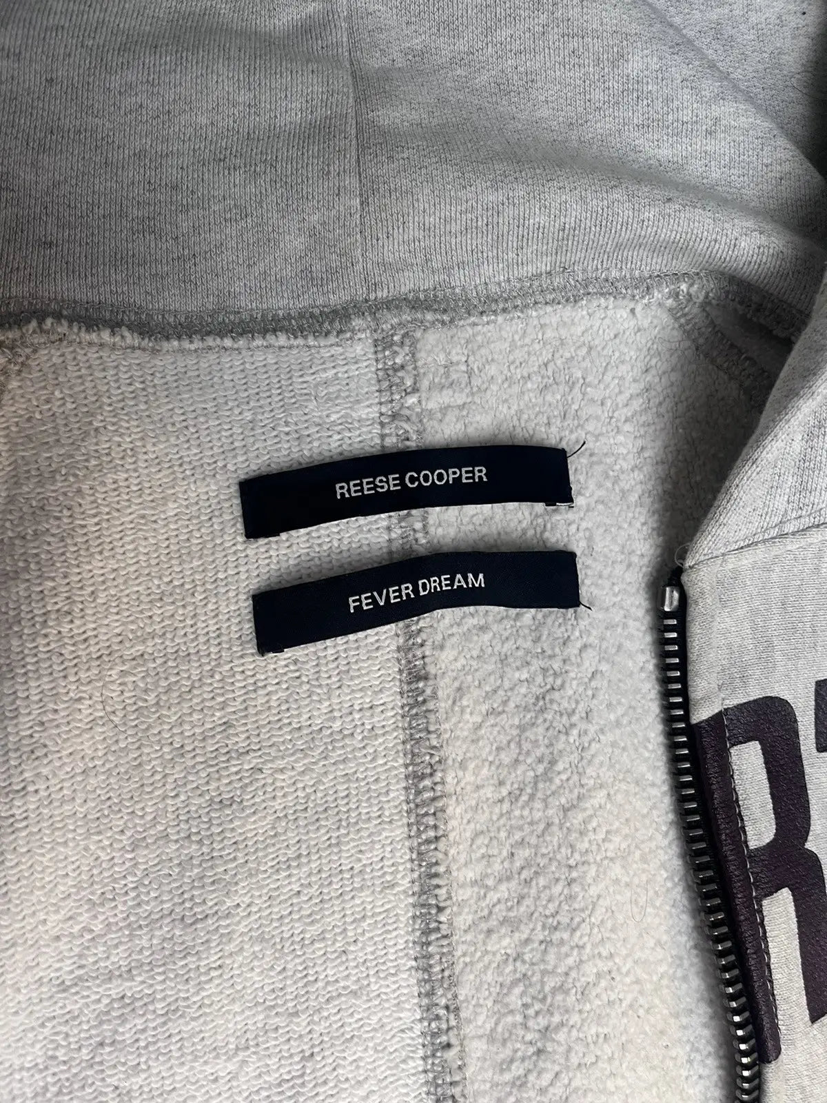 Reese Cooper Reconstructed Vintage Champion Zip-up Hooded Sweatshirt