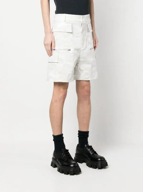 1017 Alyx 9SM Grey/White Camouflage Cargo Shorts