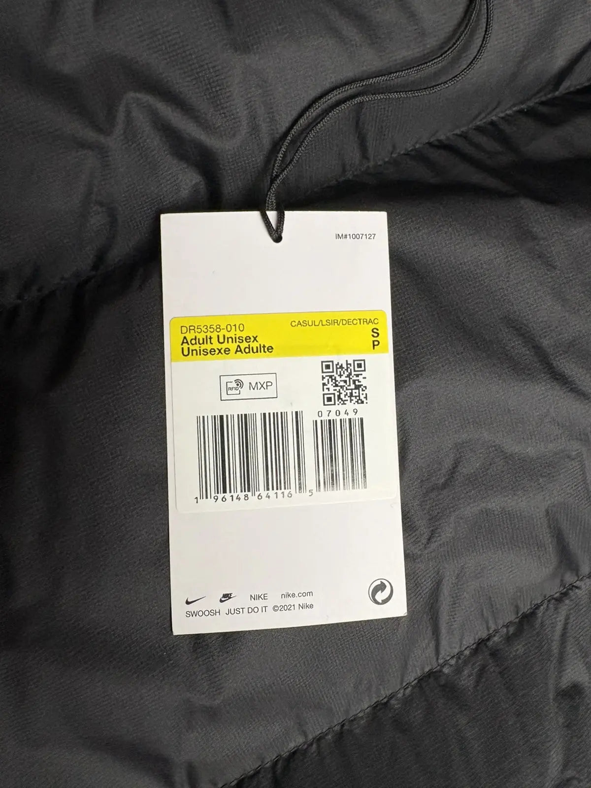 1017 ALYX 9SM x NIKE Nylon Embroidered Puffer Down Jacket