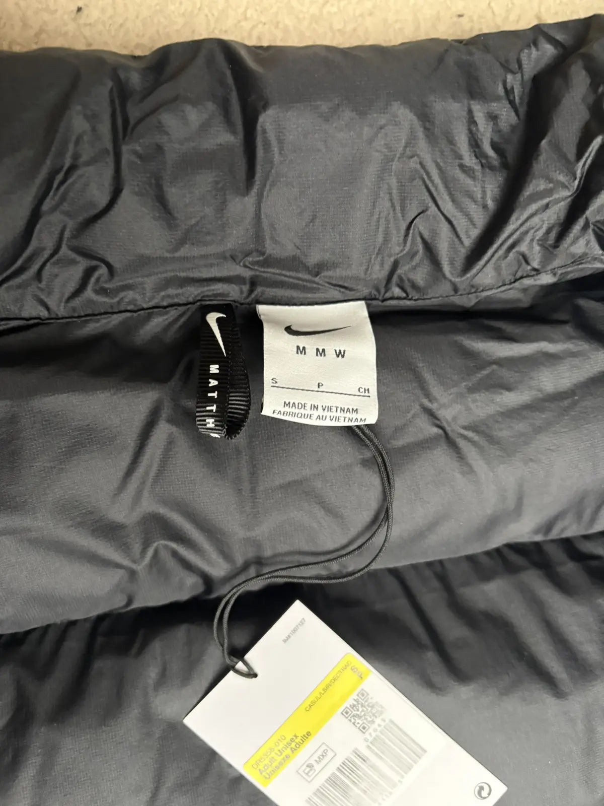 1017 ALYX 9SM x NIKE Nylon Embroidered Puffer Down Jacket