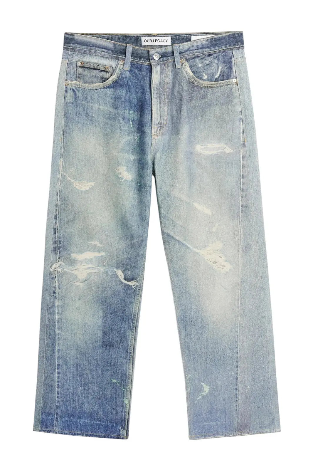 Our Legacy Third Cut Digital Denim Print trompe l'oeil Jeans