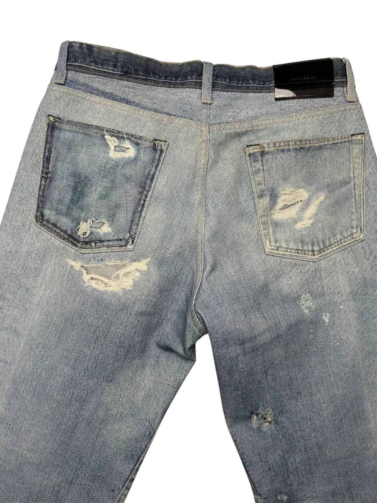 Our Legacy Third Cut Digital Denim Print trompe l'oeil Jeans
