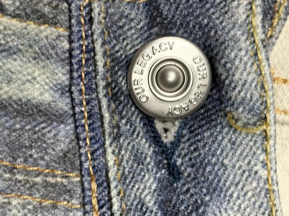 Our Legacy Third Cut Digital Denim Print trompe l'oeil Jeans