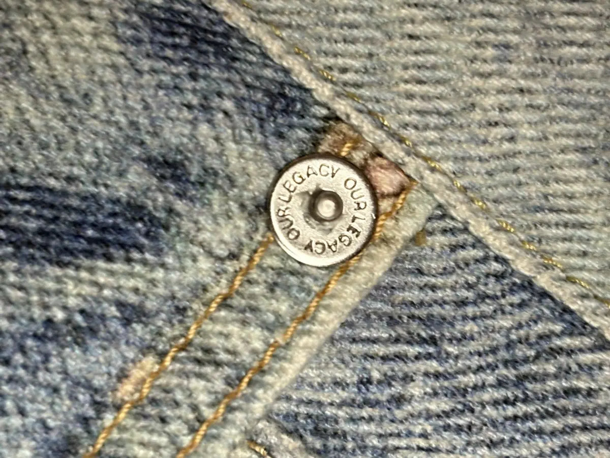 Our Legacy Third Cut Digital Denim Print trompe l'oeil Jeans