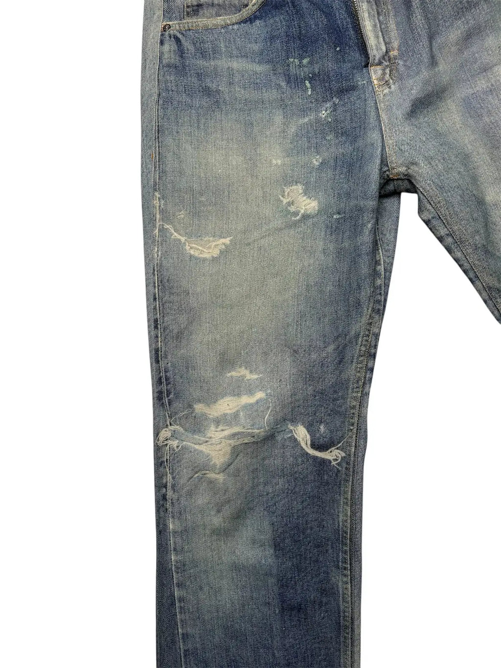 Our Legacy Third Cut Digital Denim Print trompe l'oeil Jeans