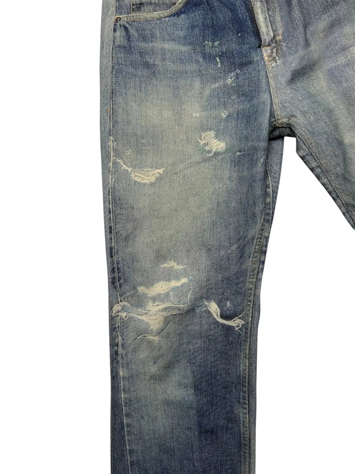 Our Legacy Third Cut Digital Denim Print trompe l'oeil Jeans