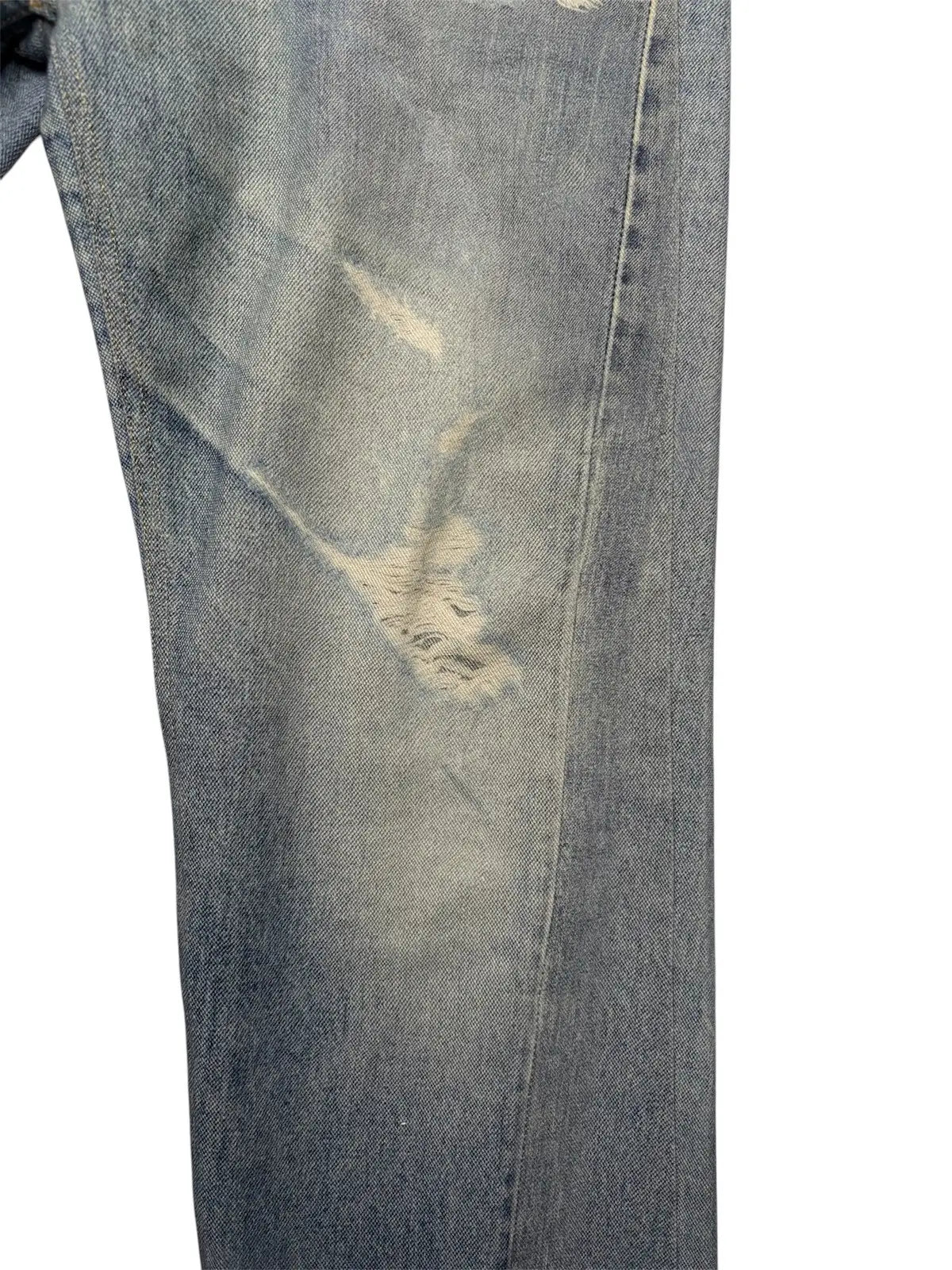 Our Legacy Third Cut Digital Denim Print trompe l'oeil Jeans