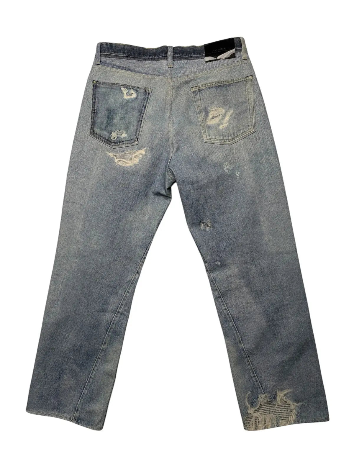 Our Legacy Third Cut Digital Denim Print trompe l'oeil Jeans