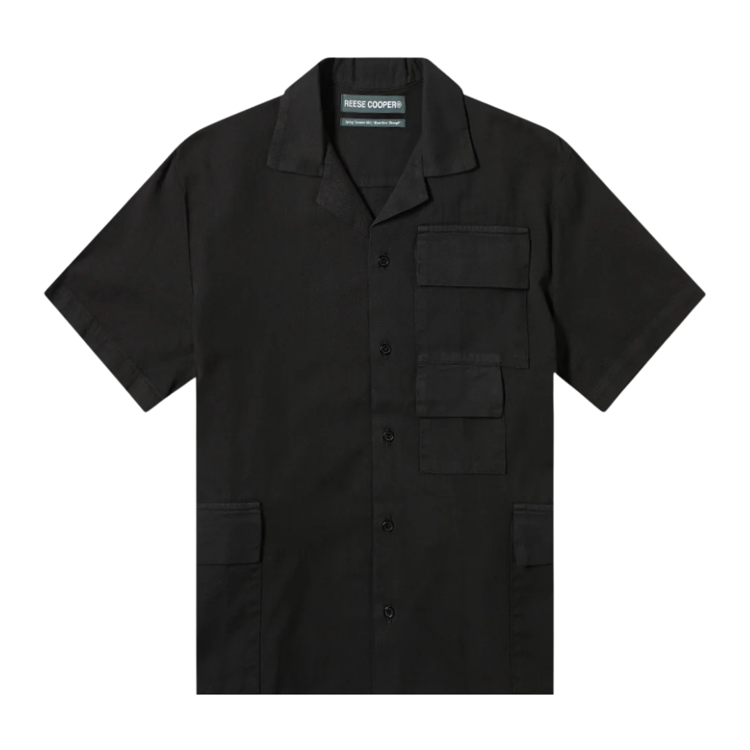 Reese Cooper Short Sleeve Cotton Cargo Shirt