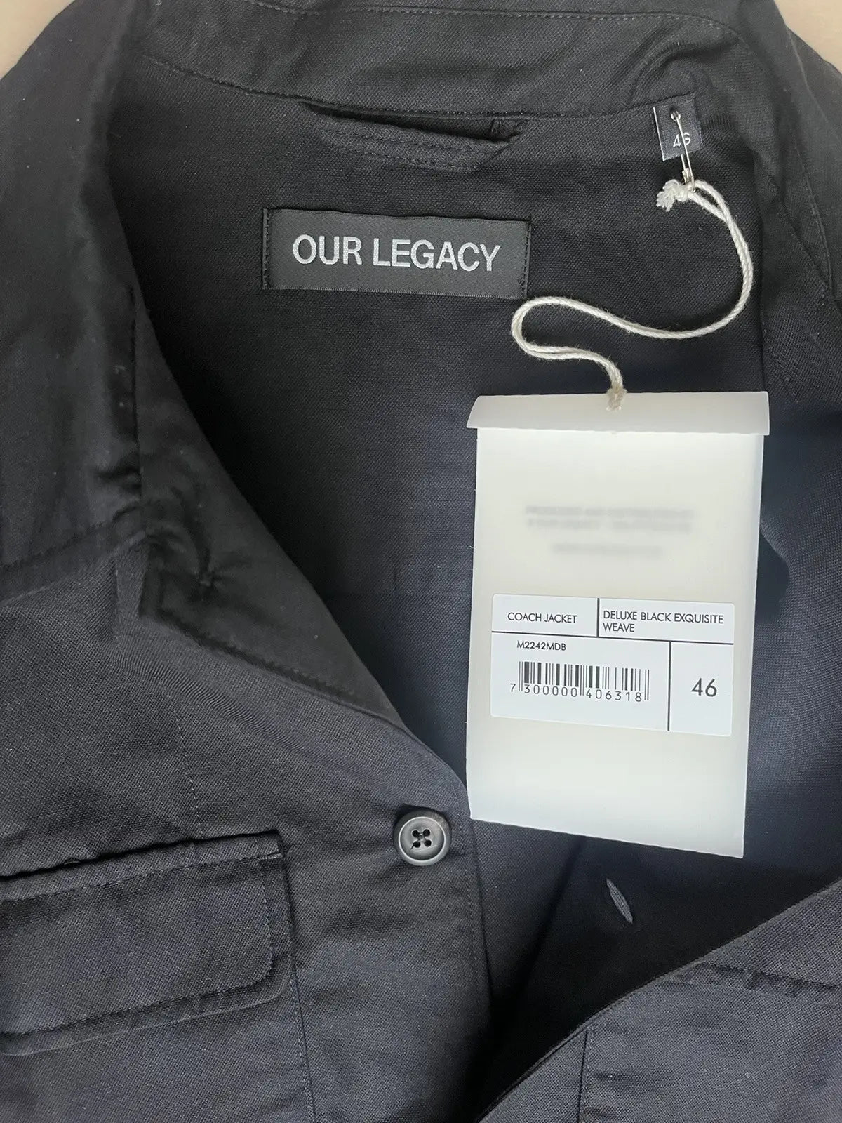 Our Legacy Coach Jacket Deluxe Exquisite Weave