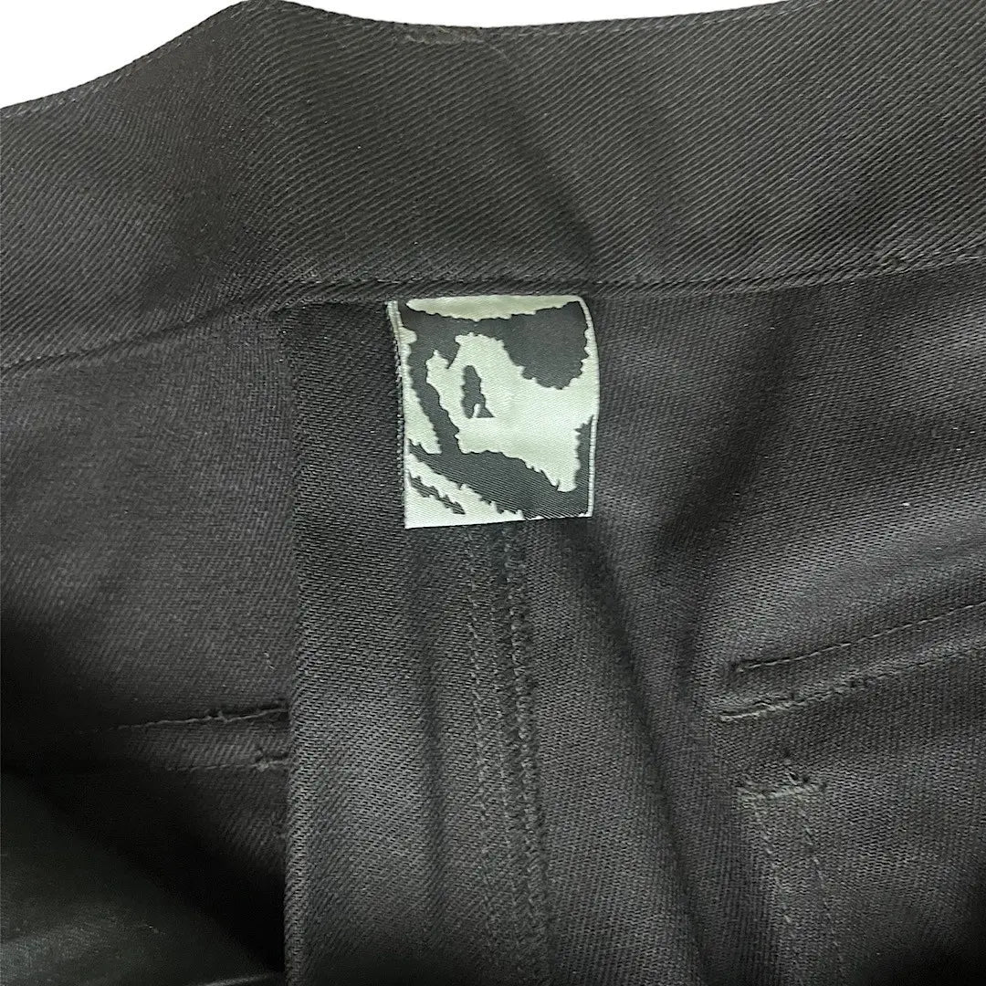 GR10K Klopman Shank Structured Black Cargo Pants