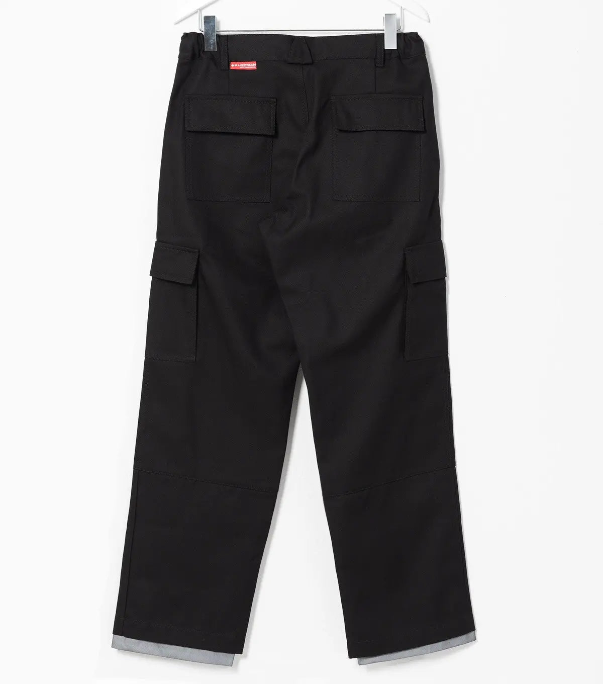GR10K Klopman Shank Structured Black Cargo Pants