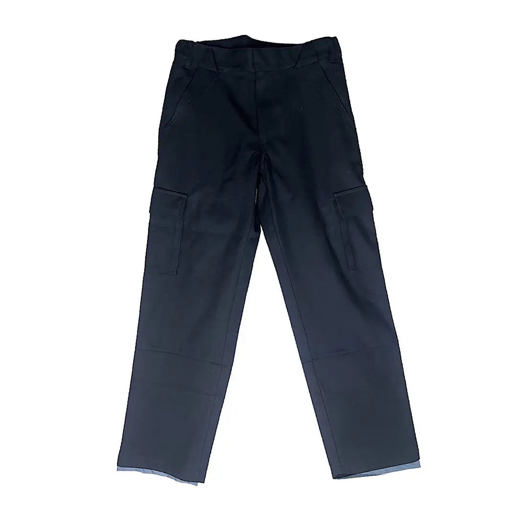 GR10K Klopman Shank Structured Black Cargo Pants