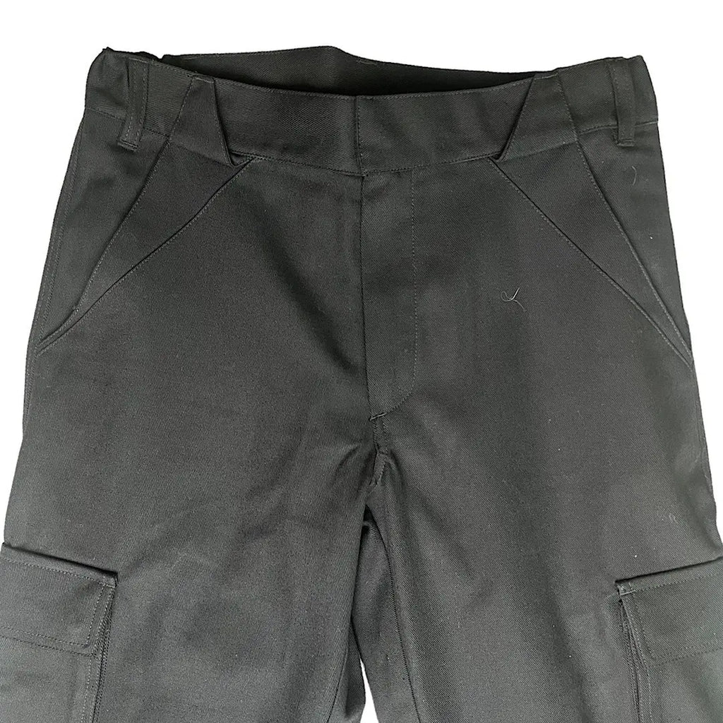 GR10K Klopman Shank Structured Black Cargo Pants